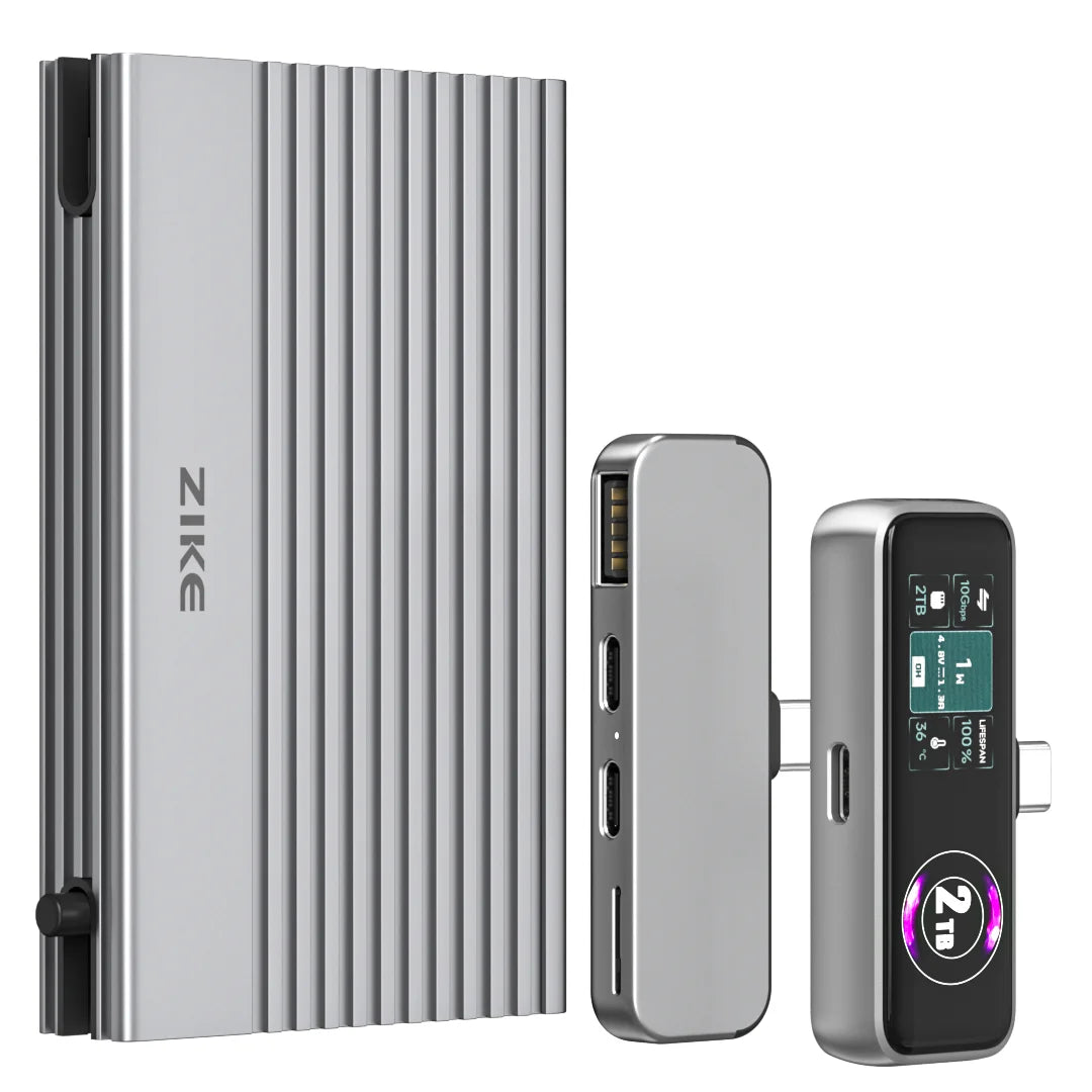 (Bundle) ZikeDrive + Magnetic Extended Storage Z791C (2 TB) + ZIKE Z806 3 Pack
