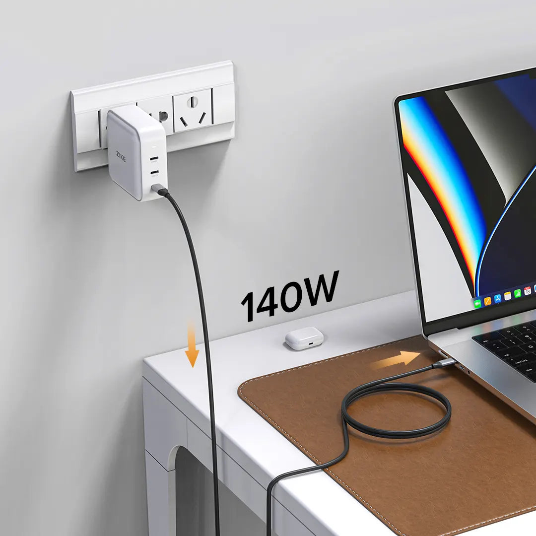 ZIKE 140W GaN PD3.1 USB-C Charger