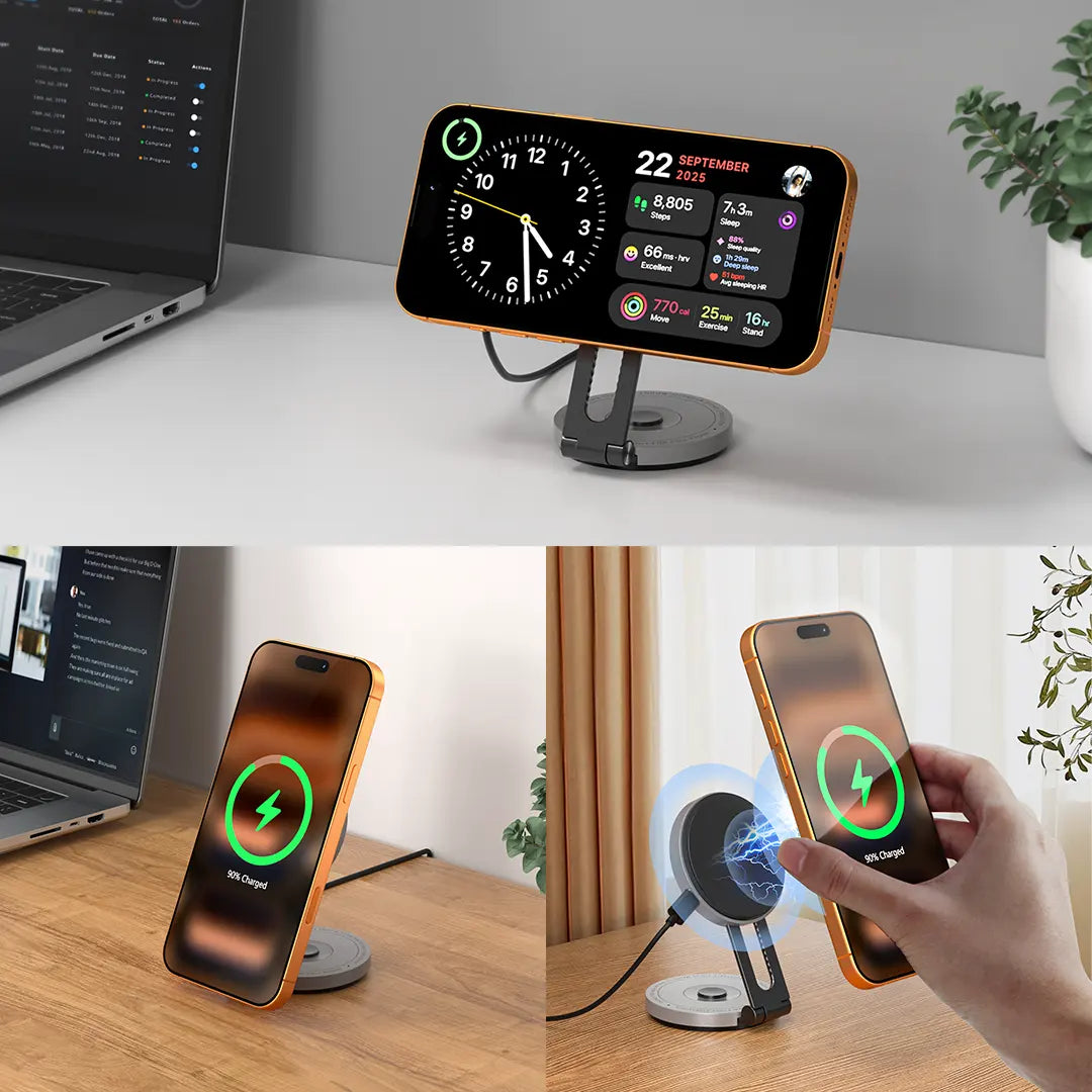 ZIKE 15W Qi2 Magnetic Wireless Charging Phone Holder Z677 is not only used in Tesla