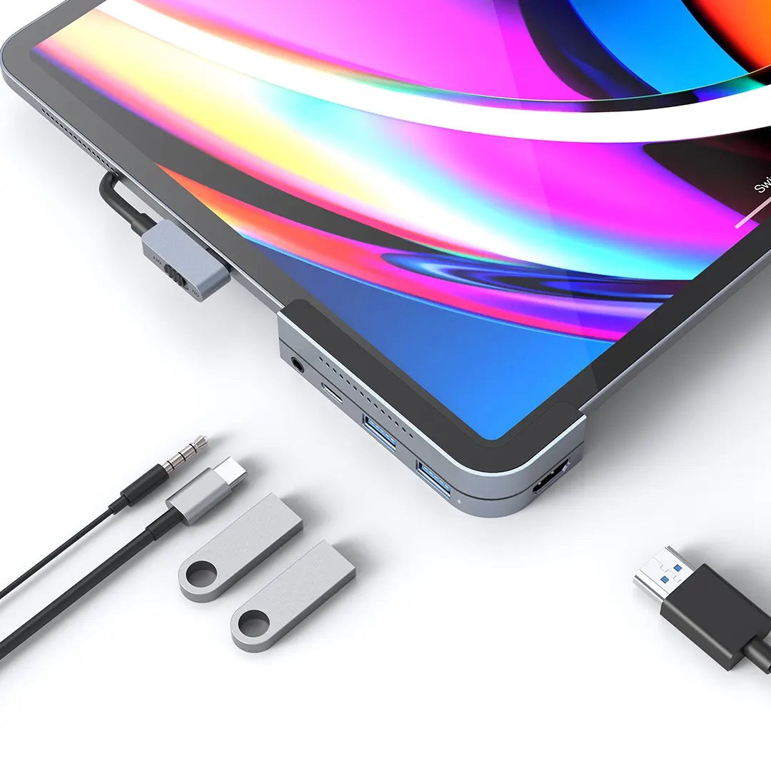 ZIKE 6-in-1 USB C Hub for iPad Pro/Air Z39S