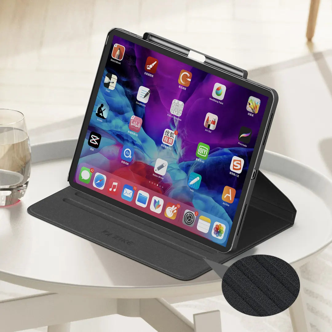 ZIKE MagSafe Magnetic Double Sided Clip Bottom anti Slip Texture Design