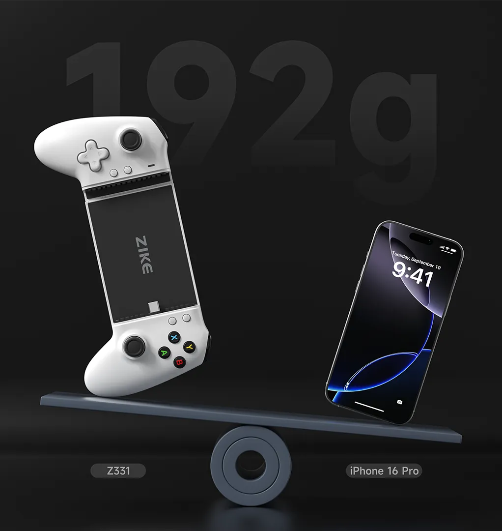 ZIKE Z331 USB-C Mobile Gaming Stretch Controller for iPhone 16 Series Z331 is portable and plug and play