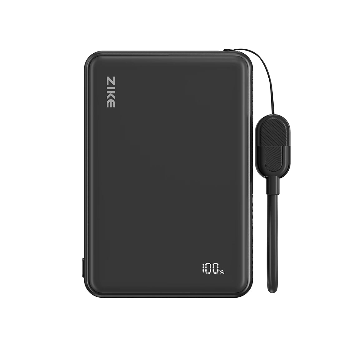 ZIKE Z1052A Solid-State MagSafe Power Bank 10000mAh Black for iPhone 15/16