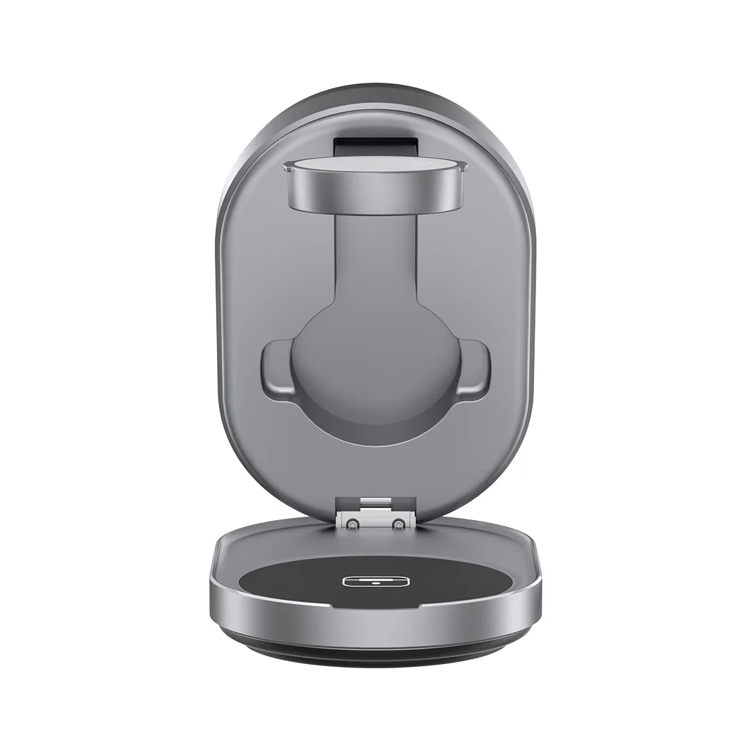 ZIKE Z855 3‑in‑1 Qi2 Magnetic Foldable Wireless Charger – 15W Fast Charging for iPhone & More