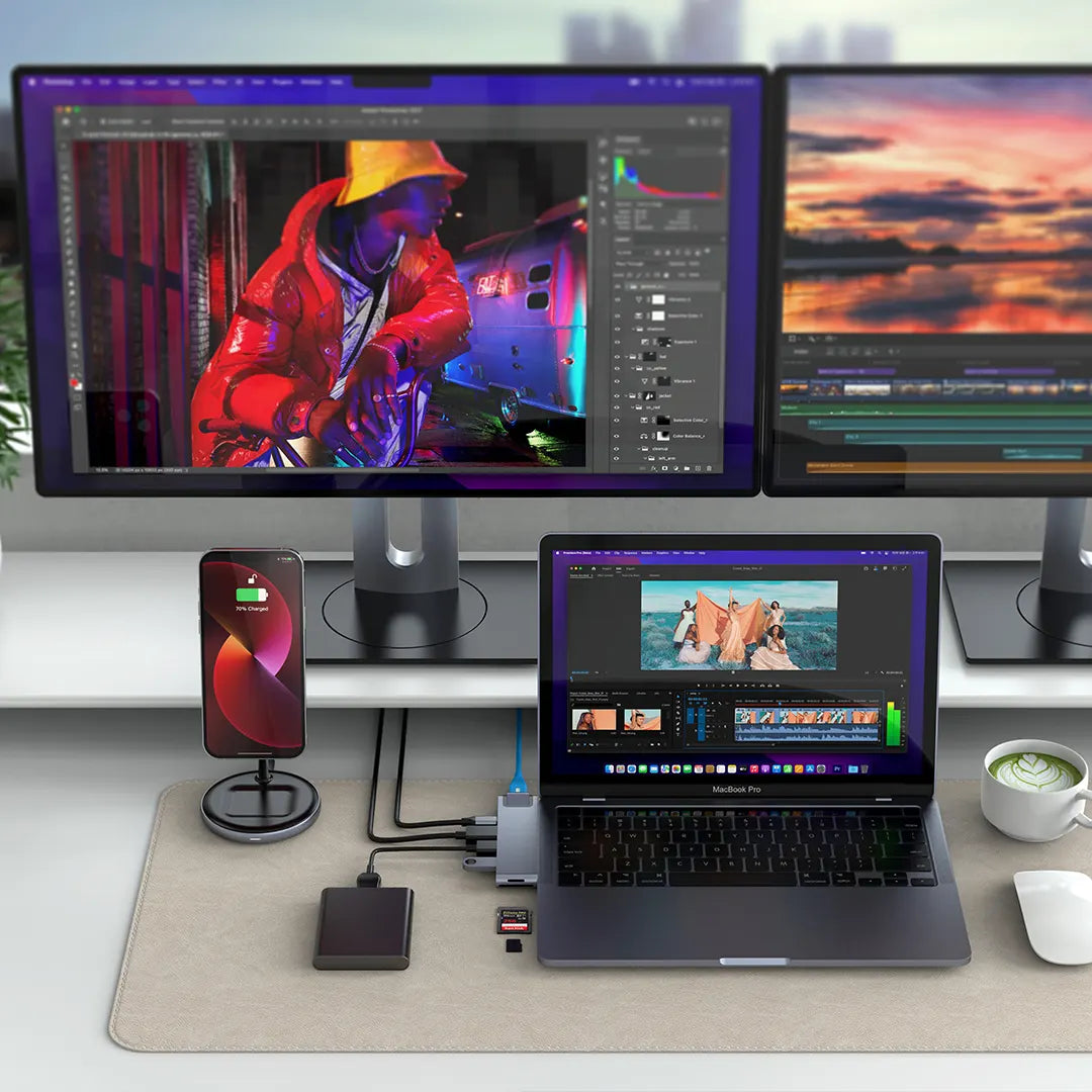 ZikeTech 7 IN 2 USB C HUB for MacBook and iPhone