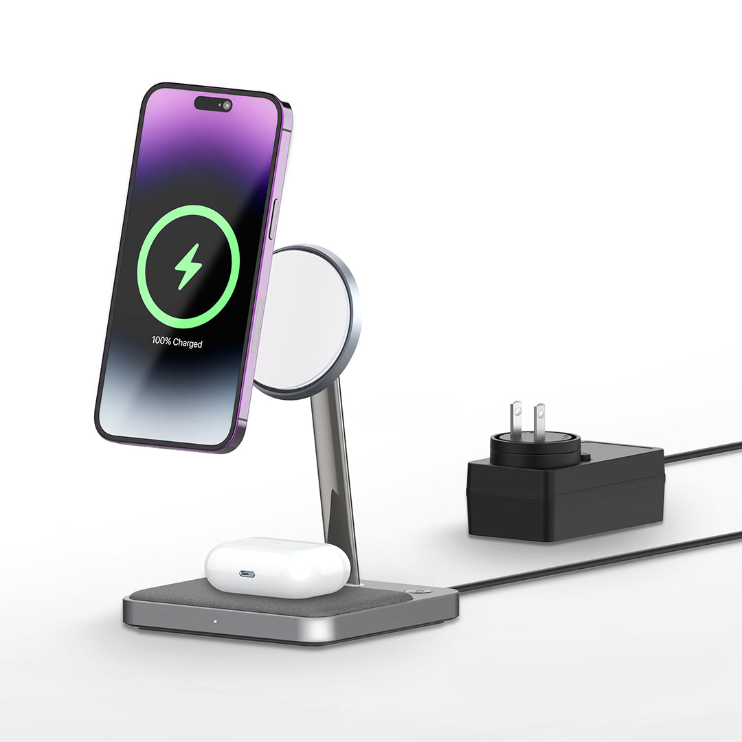ZIKE 2-in-1 Magsafe Wireless Charger Z557 Support Standby Mode – ZikeTech
