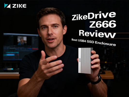 ZikeDrive Z666 Review: The Best USB4 SSD Enclosure for MacBook and Windows in 2025