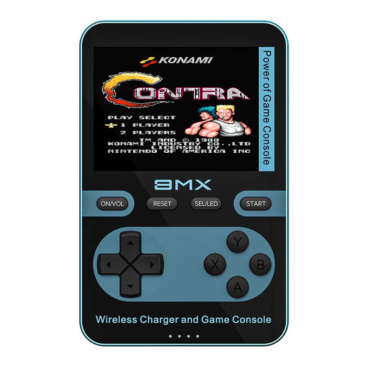 2-in-1 Retro Handheld Game Console & 5000mAh Magnetic Wireless Power Bank