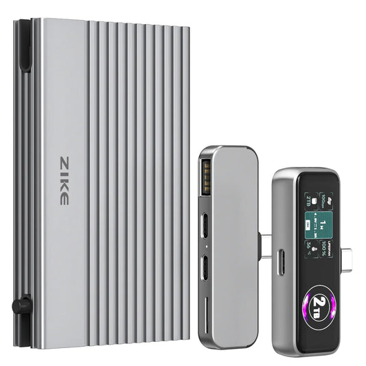 (Bundle) ZikeDrive + Magnetic Extended Storage Z791C (2 TB) + ZIKE Z806 3 Pack