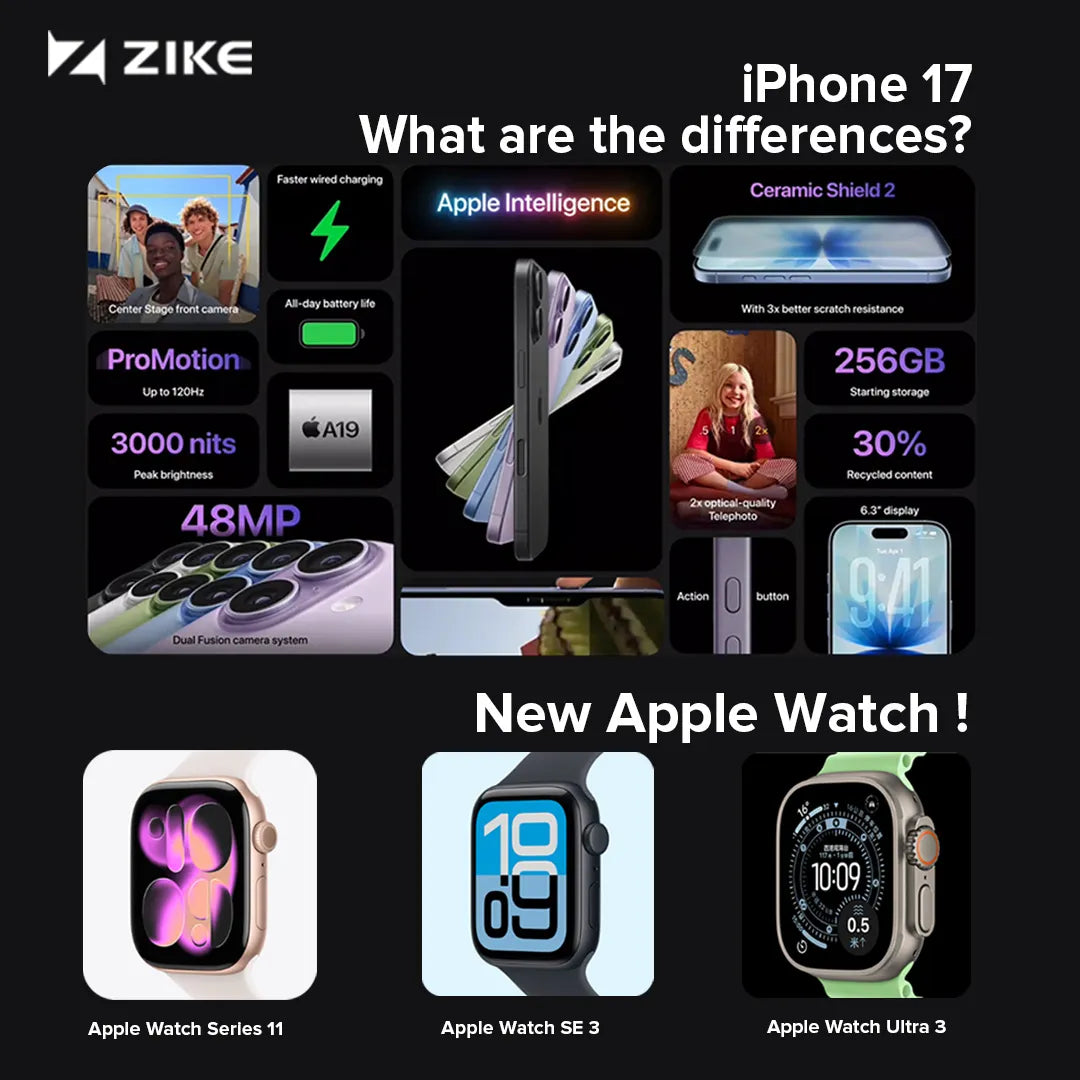 Key highlights of iPhone 17 and Apple Watch.