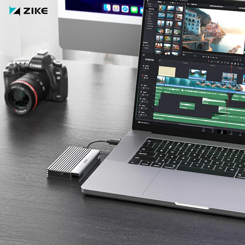 The ZikeDrive Z666 solves the storage problems of video editors.