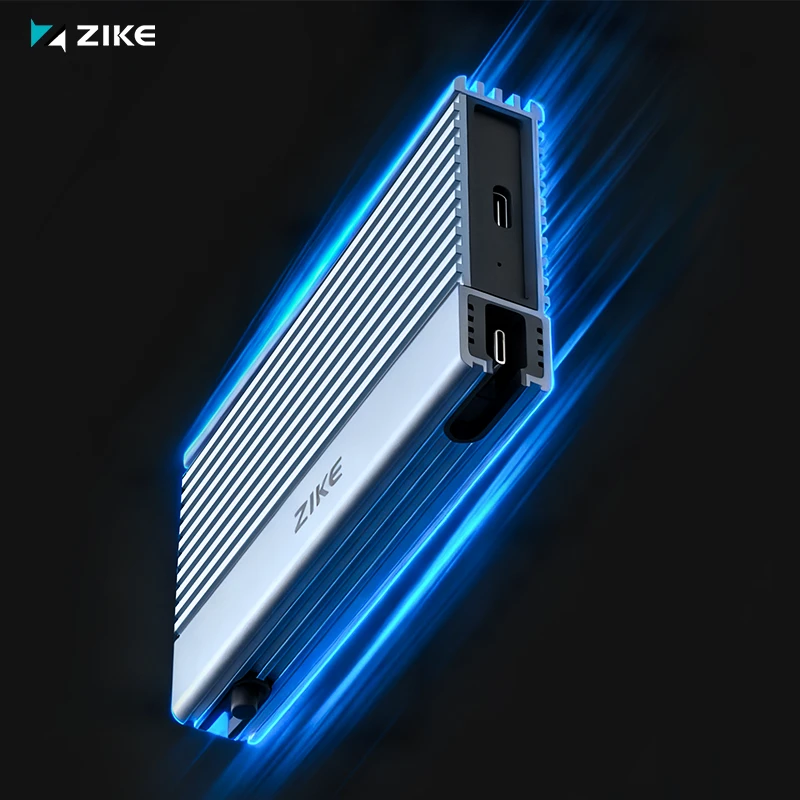The ZikeDrive Z666 is the world's fastest USB4 SSD Enclosure.