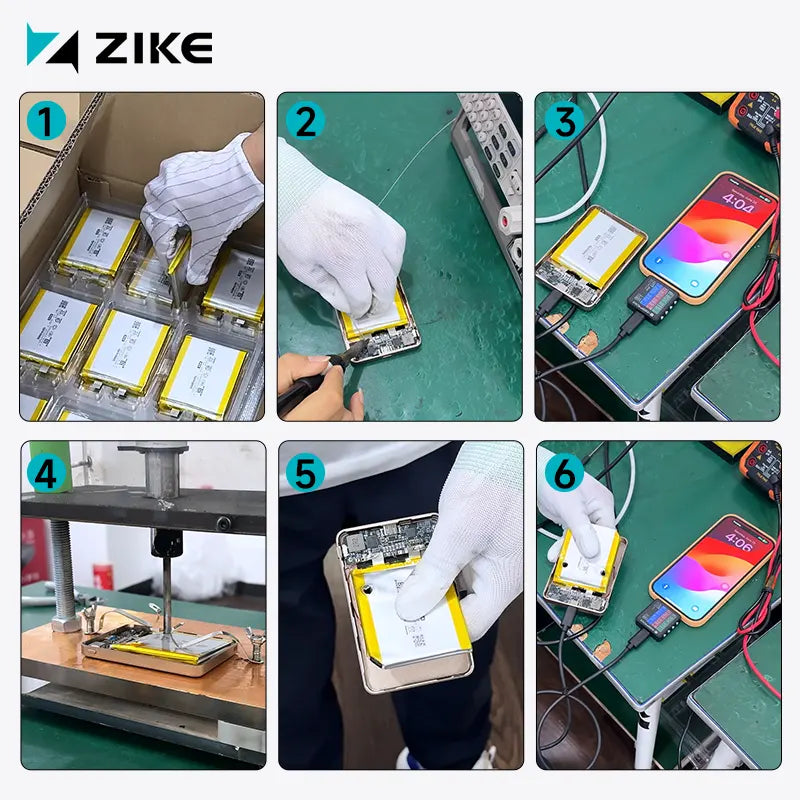 The steps involved in safety testing of solid-state batteries manufactured by ZIKE.