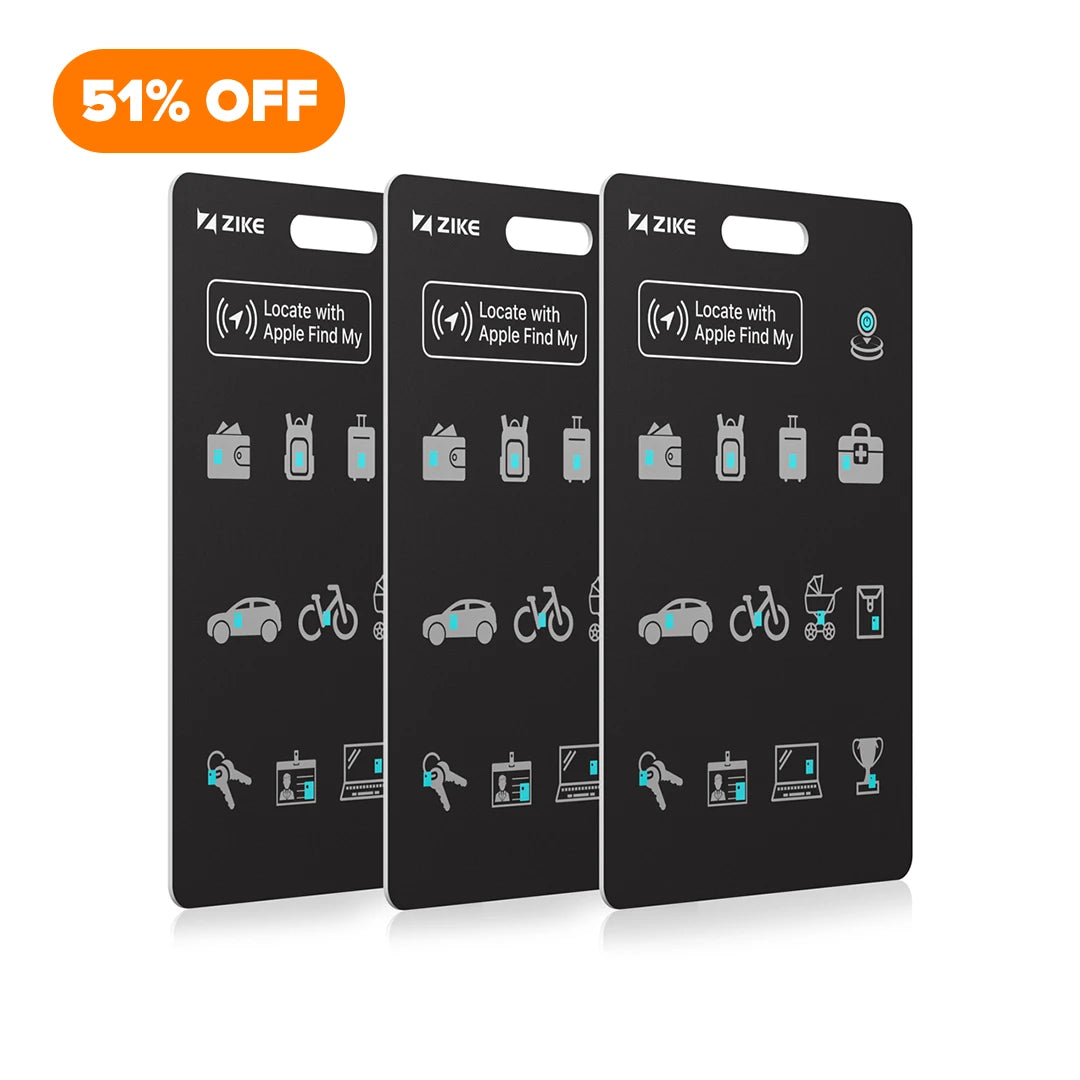 Carte de suivi intelligente ZIKE Z006 pour iPhone/iPad/Mac