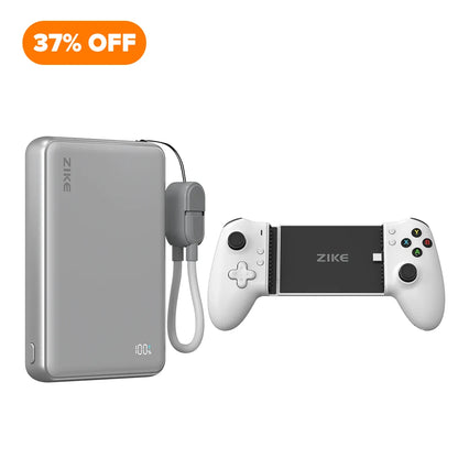 （Bundle Pack）ZIKE Z331 USB-C Mobile Gaming Controller +Solid-State Power Bank 10000mAh