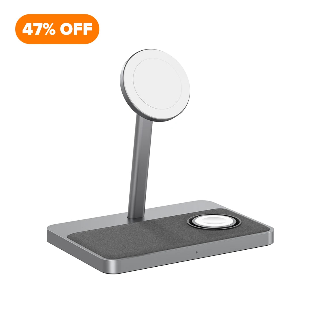 ZIKE Z557C 3-in-1 Magnetic Wireless Charging Stand