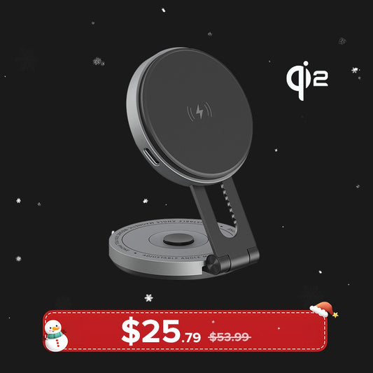 ZIKE Z677 15W Qi2 Tesla Magnetic Wireless Charger Phone Holder