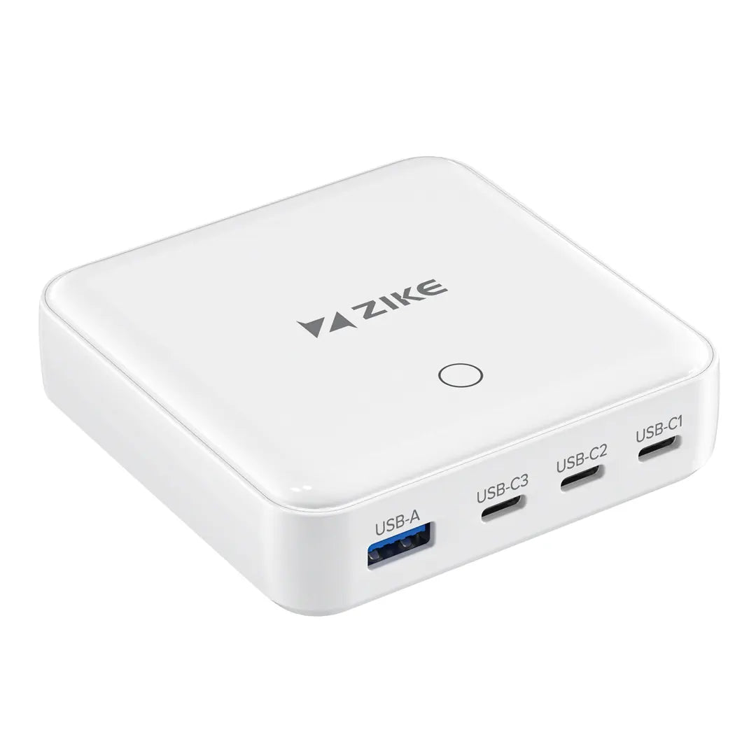 ZIKE Z1810 100W GaN 4 Ports Desktop Charging Station | ZikeTech