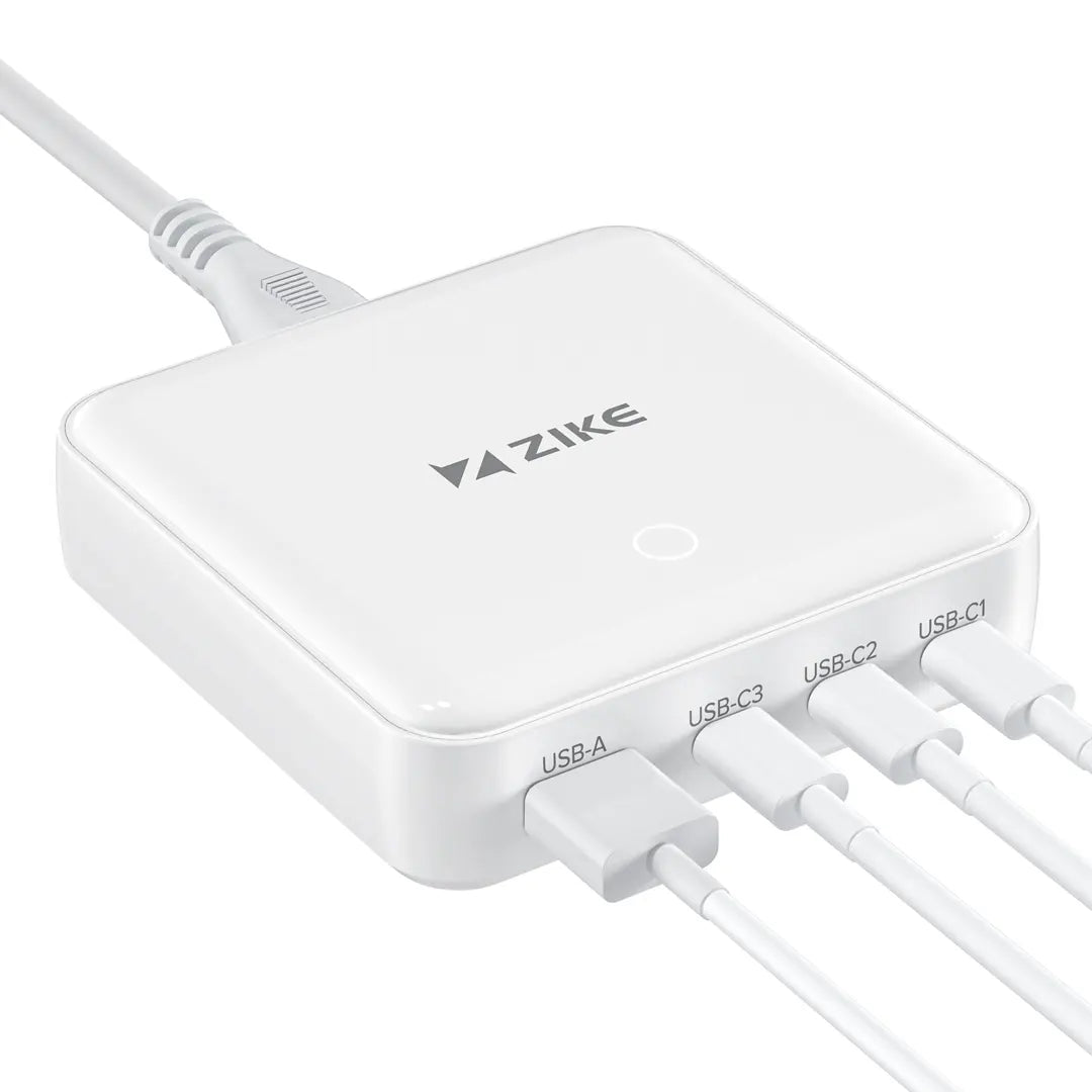 ZIKE 100W GaN 4 Ports Desktop Charging Station | ZikeTech