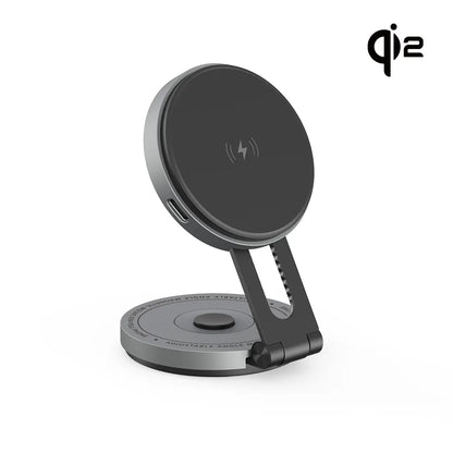 ZIKE 15W Qi2 Tesla Magnetic Wireless Charger Phone Holder Z677