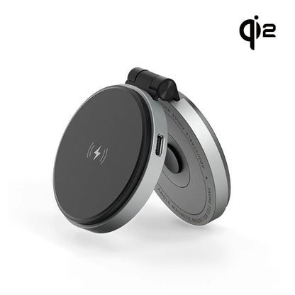 ZIKE 15W Qi2 Tesla Magnetic Wireless Charger Phone Holder Z677