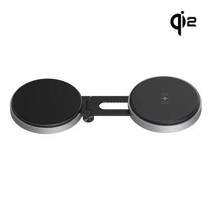 ZIKE 15W Qi2 Tesla Magnetic Wireless Charger Phone Holder Z677