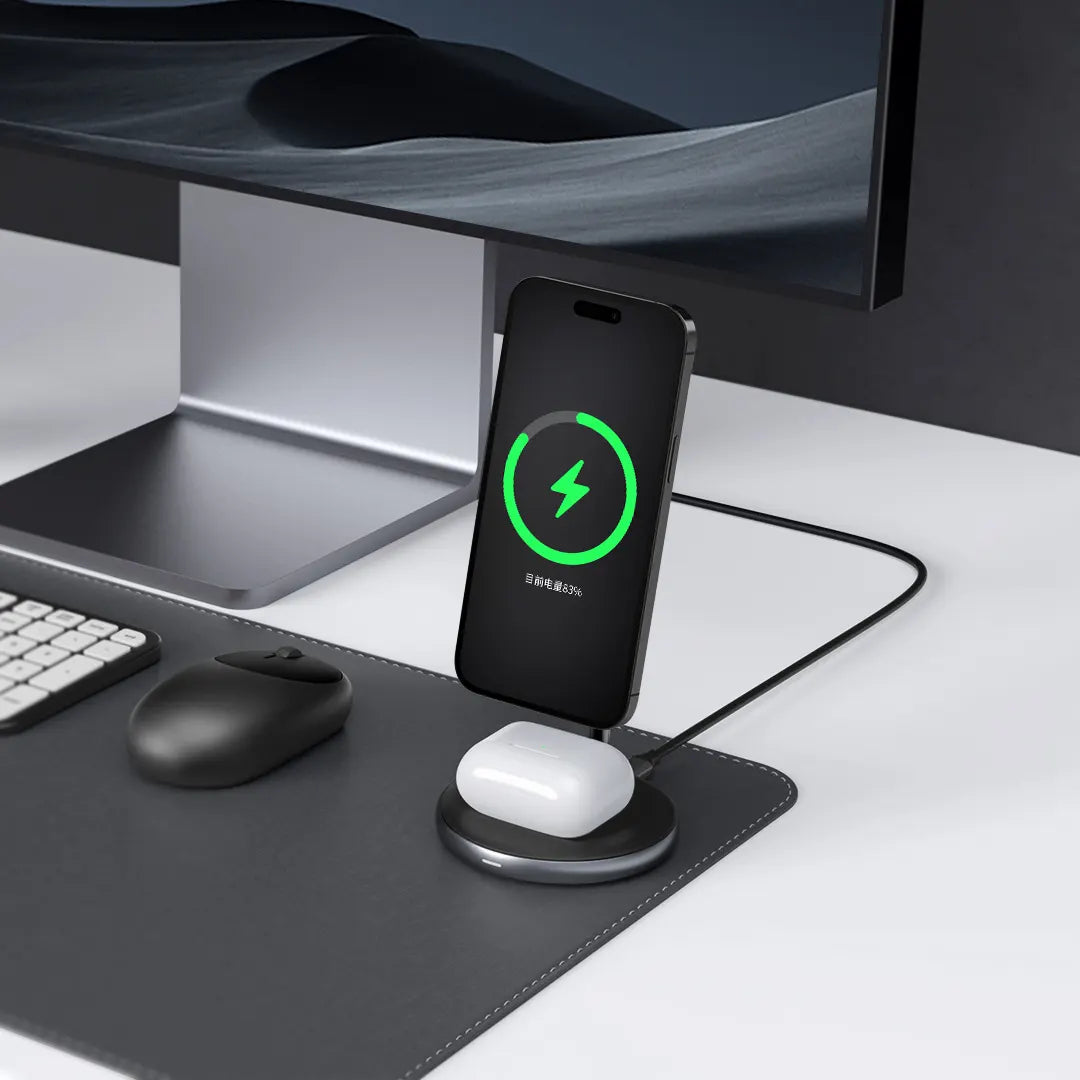 ZIKE 2-in-1 Magnetic Wireless Charger Z461