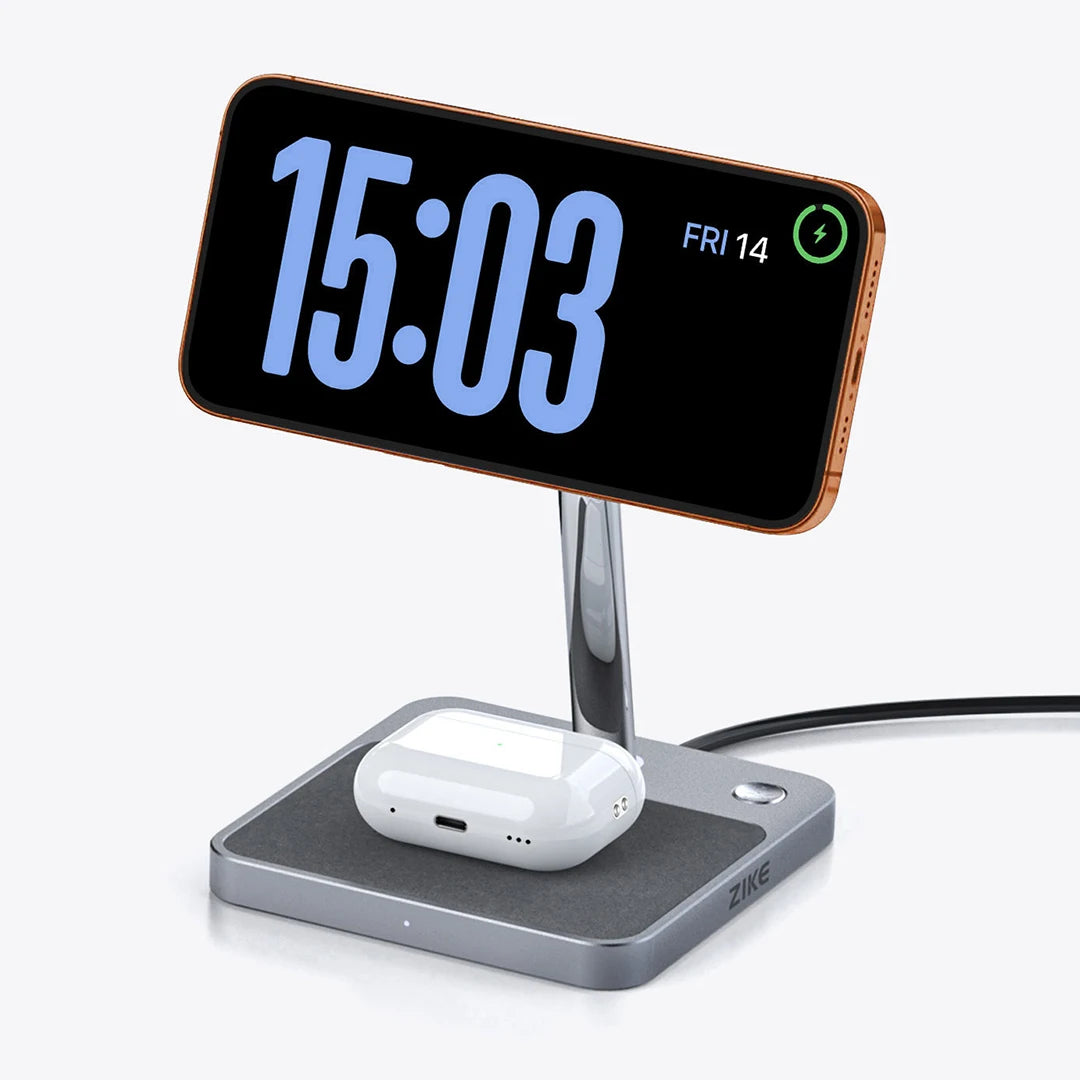 ZIKE Z557 2-in-1 MagSafe Wireless Charger