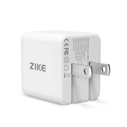 ZIKE 35W GaN Dual USB C Charger Z1435