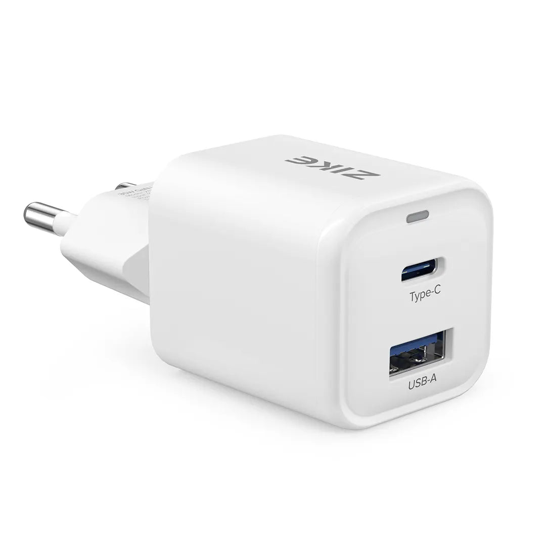 ZIKE 35W GaN USB C + USB A Dual-Port Wall Charger Z1333 EU