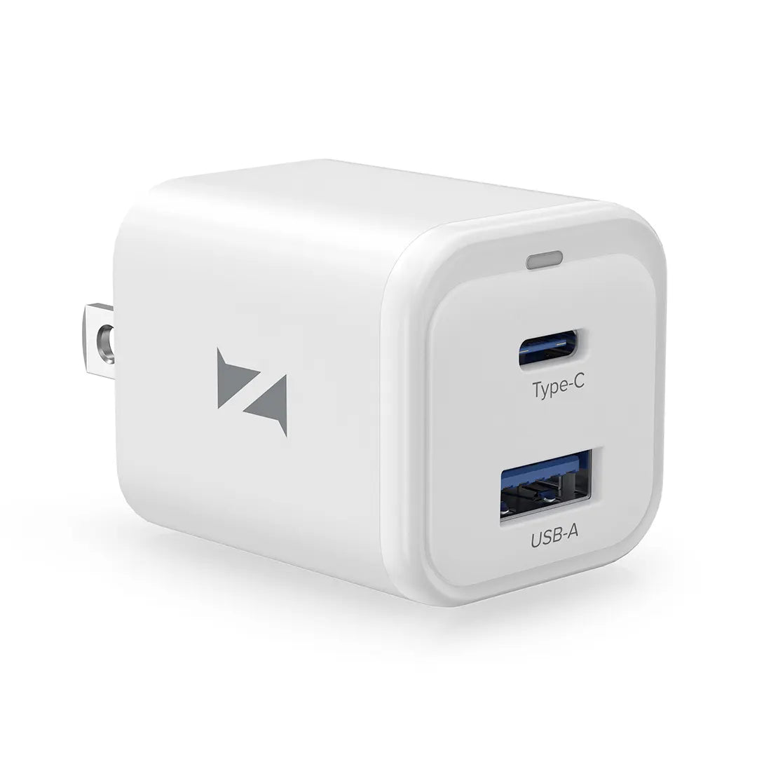 ZIKE 35W GaN USB C + USB A Dual-Port Wall Charger Z1333