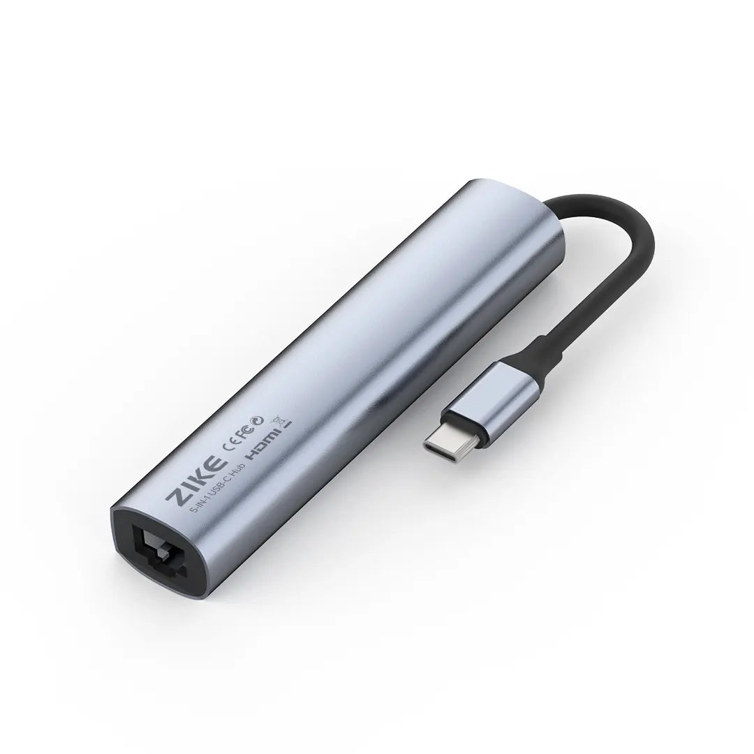 ZIKE 5-in-1 USB C Hub for MacBook Z221B