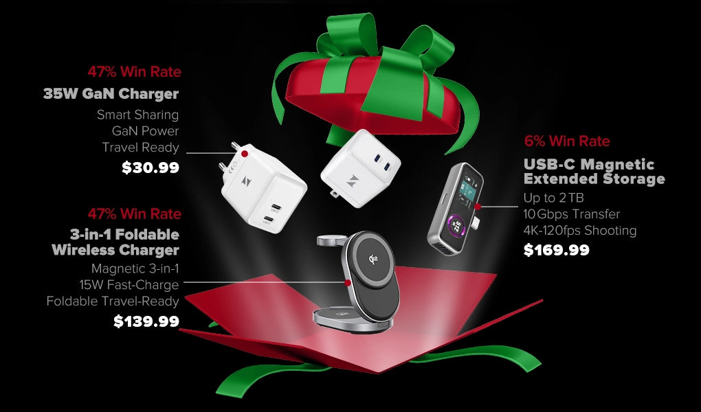 ZIKE Christmas Blind Box A – Win Top Accessories at Just $19.99!
