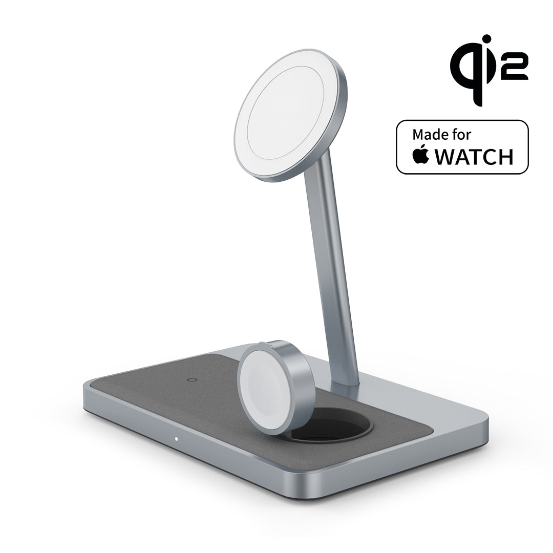 ZIKE 3-in-1 MFi & QI2 Magnetic Wireless Charging Stand Z557C
