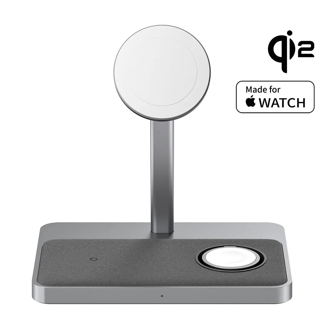 ZIKE 3-in-1 MFi & QI2 Magnetic Wireless Charging Stand Z557C