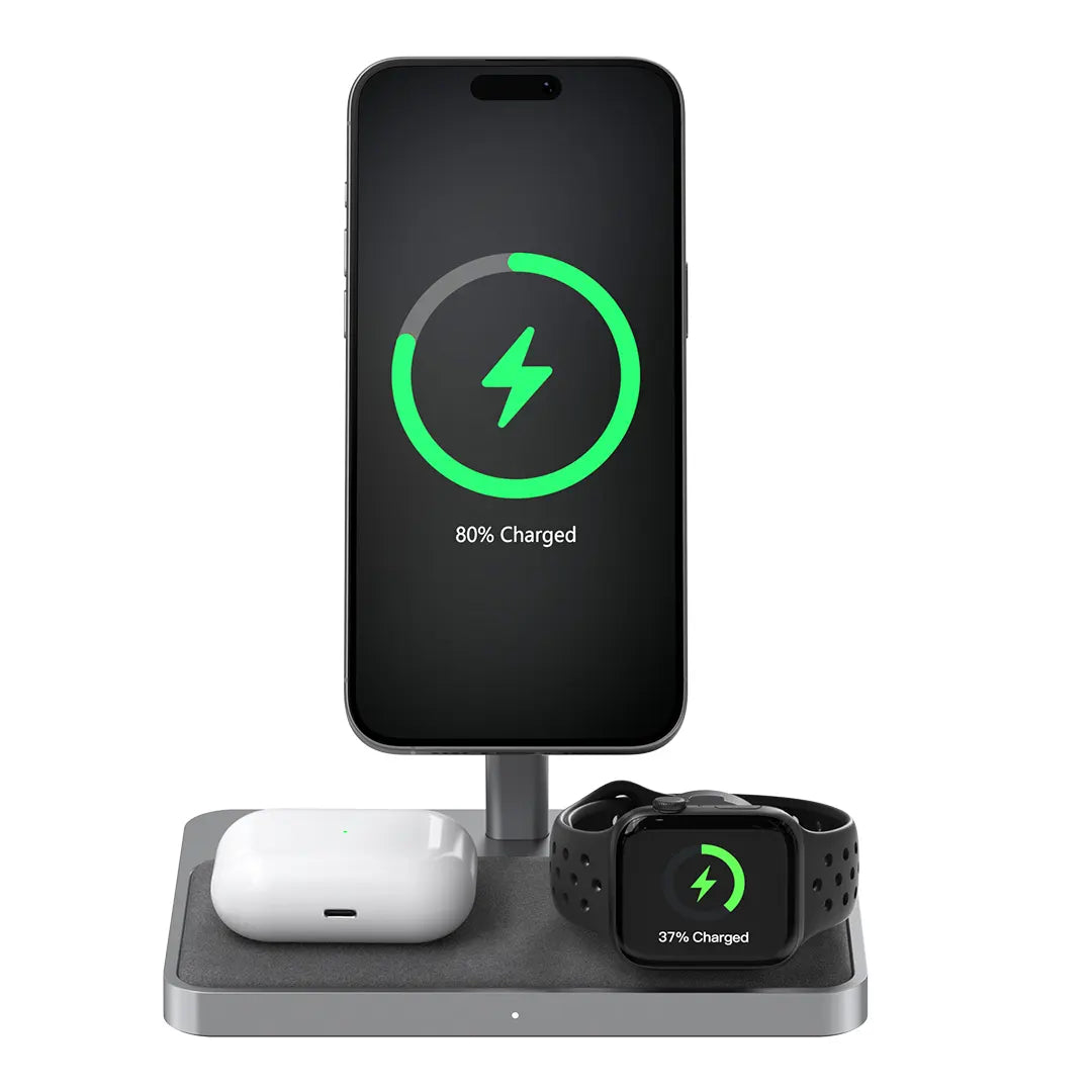 ZIKE 3-in-1 MFi & QI2 Magnetic Wireless Charging Stand Z557C