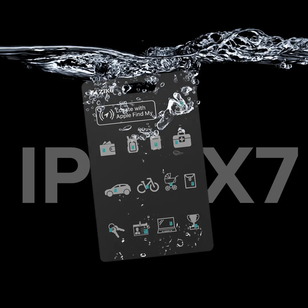 ZIKE Smart Tracking Card Z006 IP7 Splash Water and Dust Proof