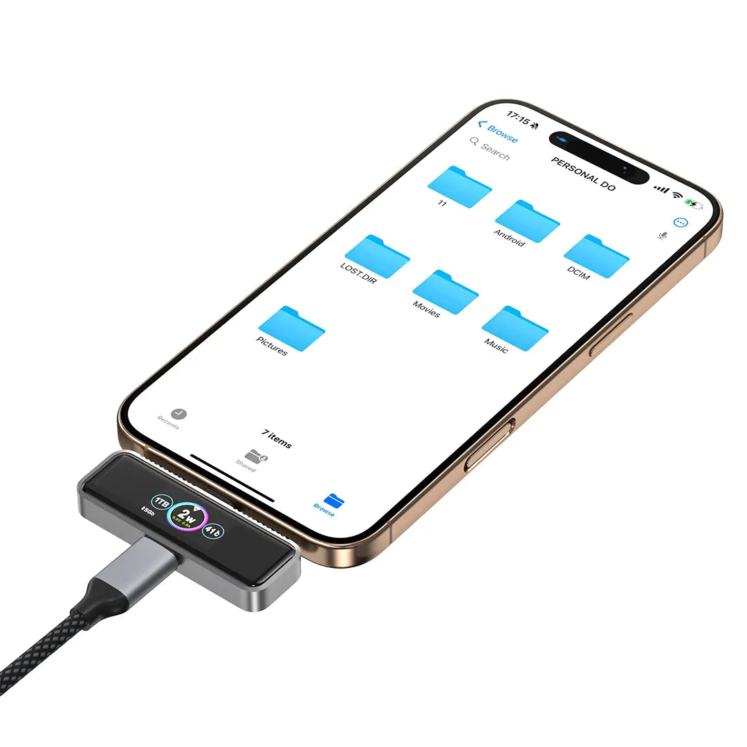 ZIKE USB-C Magnetic Extended Storage for iPhone 15 Series Z791A