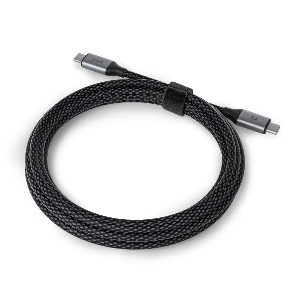 ZIKE Z418B USB-C to USB-C 2m 240W PD3.1 Cable – ZikeTech ZIKE Z418B USB-C to USB-C 2m 240W PD3.1 Cable – ZikeTech