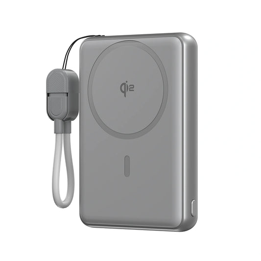 ZIKE Z1052A Solid-State MagSafe Power Bank 10000mAh Gray for iPhone 15/16