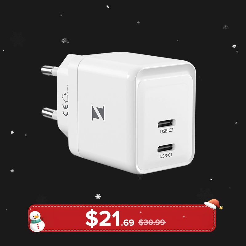 ZIKE Z1435 35W GaN Dual USB-C Charger