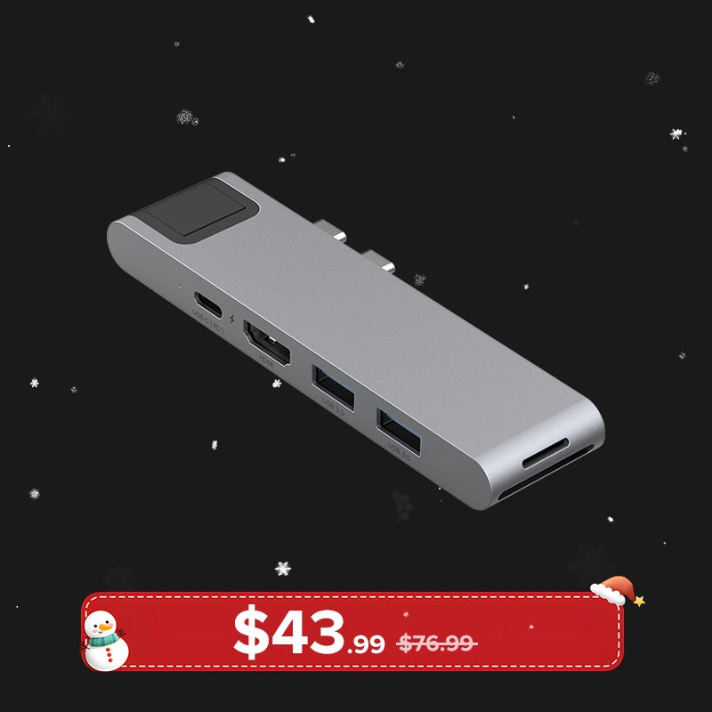 ZIKE Tube Pro 7-in-2 USB C Hub für MacBook Pro/Air Z29L 