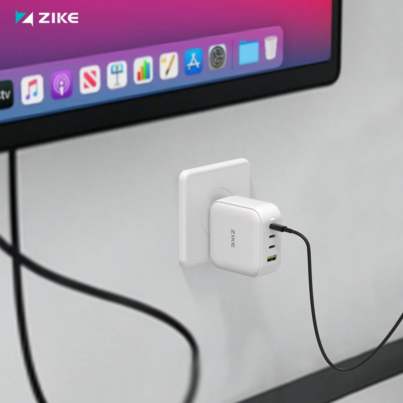 ZIKE Z310 100W GaN USB-C 4 Ports Wall Phone Charger