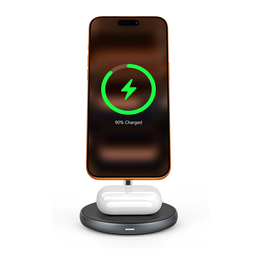 ZIKE Z461 2-in-1 Magnetic Wireless Charger