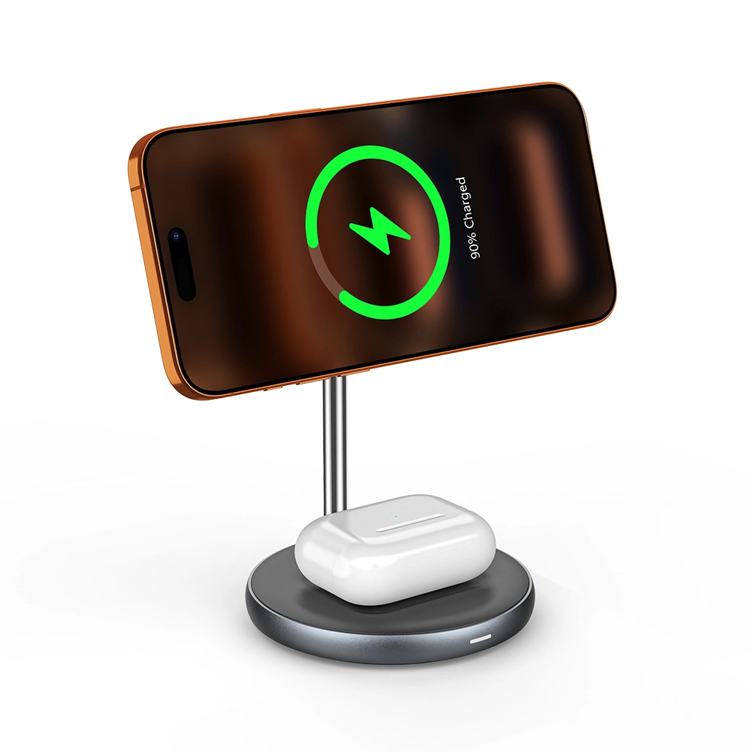ZIKE Z461 2-in-1 Magnetic Wireless Charger