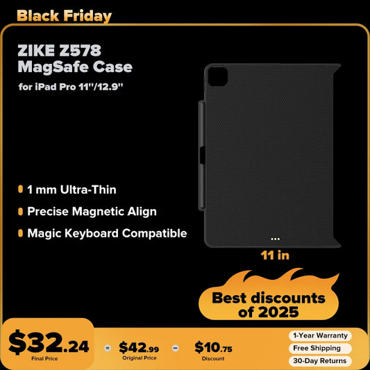 ZIKE Z578 MagSafe Case for iPad Pro 11''/12.9''