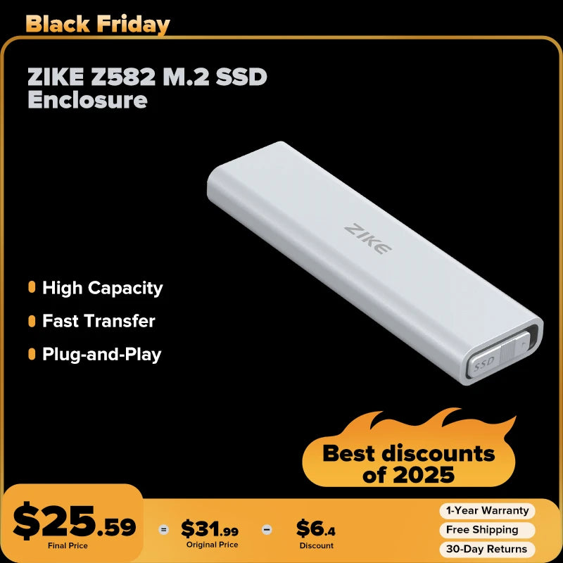 ZIKE Z582 M.2 SSD Enclosure