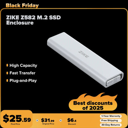ZIKE Z582 M.2 SSD Enclosure
