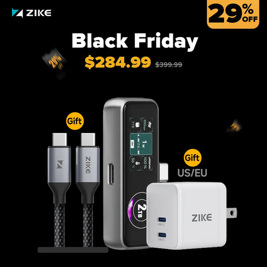 ZIKE Z791C Next Level USB-C Magnetic Extended Storage for iPhone 17/16/15 Series