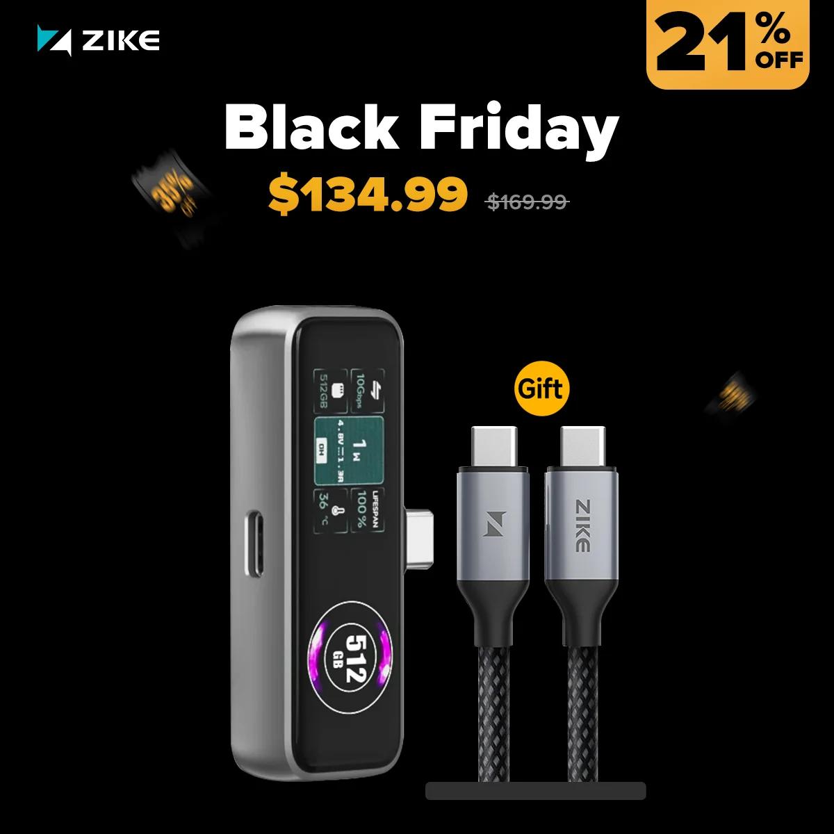 ZIKE Z791A/Z791C USB-C Magnetic Extended Storage for iPhone 17/16/15 Series